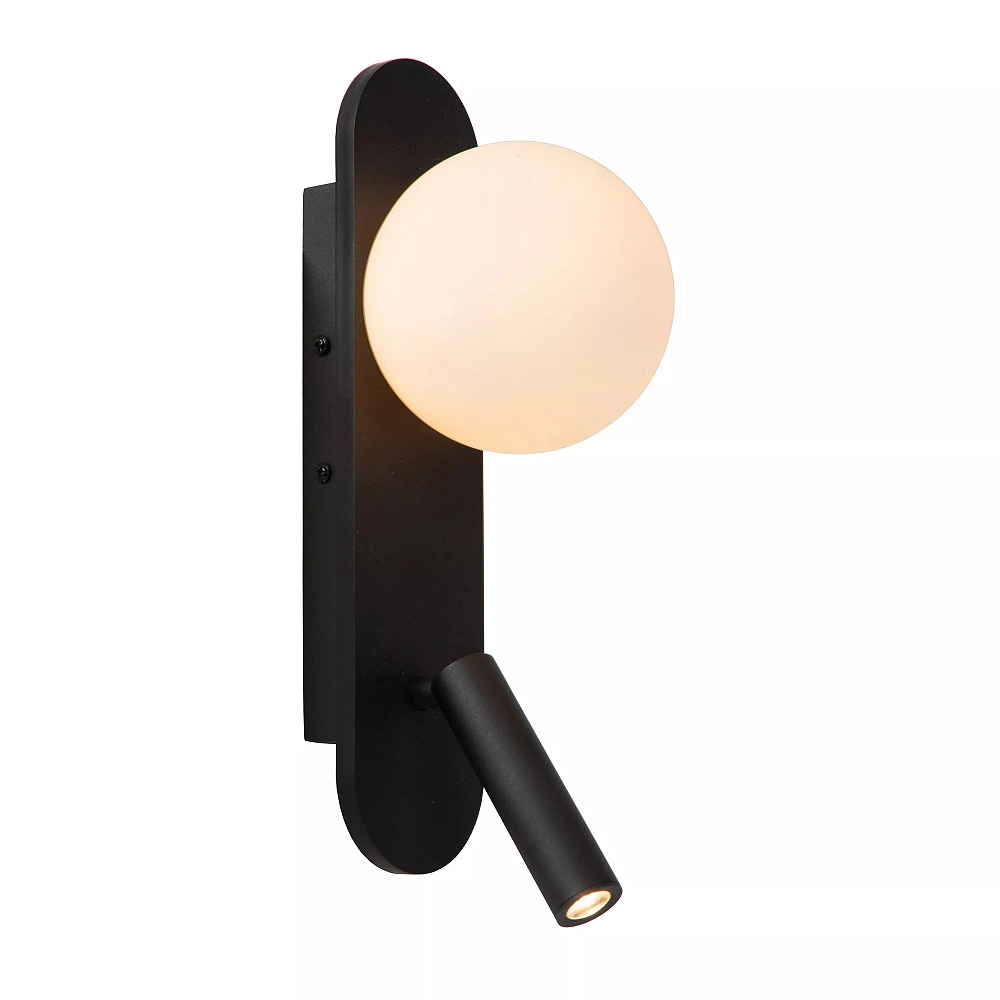 KELLY LED bedside/wall light 3.5 W 3000K black (Lucide)