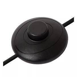 KELSO floor lamp 1xE27 black with linen shade (Lucide)