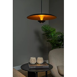 KENNETH pendant light Ø 40 cm LED 12W 2700K Black (Lucide)