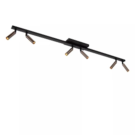 KEONI ceiling spotlight 6xG9 coffee (Lucide)