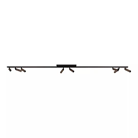 KEONI ceiling spotlight 8xG9 coffee (Lucide)