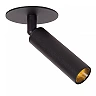 KEONI ceiling spotlight Ø8 cm 1xG9 40 W black (Lucide)