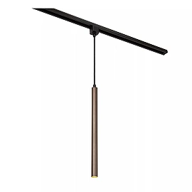 KEONI track spotlight 1xG9 40 W rust brown (Lucide)