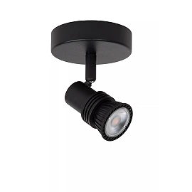 KIANTI Ceiling spotlight Ø10 cm 1xGU10 50W Black (Lucide)