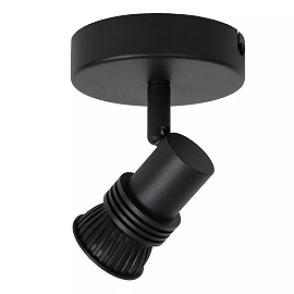 KIANTI Ceiling spotlight Ø10 cm 1xGU10 50W Black (Lucide)