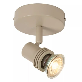 KIANTI Ceiling spotlight Ø10 cm 1xGU10 50W Taupe (Lucide)