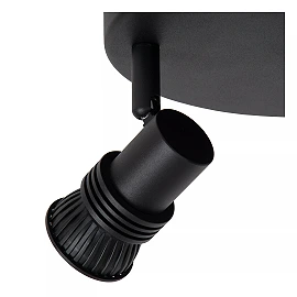 KIANTI Ceiling spotlight Ø15 cm 2xGU10 50W Black (Lucide)