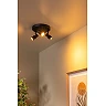 KIANTI Ceiling spotlight Ø21 cm 3xGU10 50W Black (Lucide)