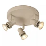 KIANTI Ceiling spotlight Ø21 cm 3xGU10 50W Taupe (Lucide)