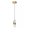KLIGANDE pendant light LED 1x9 W 2700 K Ø13 cm matt gold / brass (Lucide)