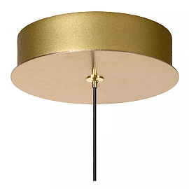 KLIGANDE piekaramā lampa LED 1x9 W 2700 K Ø13 cm matēts zelts / misiņš (Lucide)
