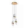 KLIGANDE pendant light LED 3x8 W 2700 K Ø25 cm matt gold / brass (Lucide)