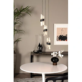 KLIGANDE piekaramā lampa LED 3x8 W 2700 K Ø25 cm melna (Lucide)