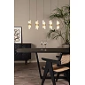 KLIGANDE pendant light LED 5x7.8 W 2700 K 84 cm matt gold / brass (Lucide)