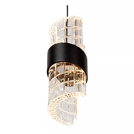 KLIGANDE piekaramā lampa LED 5x7,8 W 2700 K 84 cm melna (Lucide)