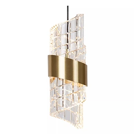 KLIGANDE piekaramā lampa LED 5x8 W 2700 K Ø30 cm matēts zelts / misiņš (Lucide)