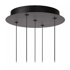 KLIGANDE piekaramā lampa LED 5x8 W 2700 K Ø30 cm melna (Lucide)