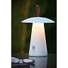 LA DONNA rechargeable outdoor table lamp Ø19.7 cm LED 2W 2700K white (Lucide)