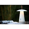 LA DONNA rechargeable outdoor table lamp Ø19.7 cm LED 2W 2700K white (Lucide)