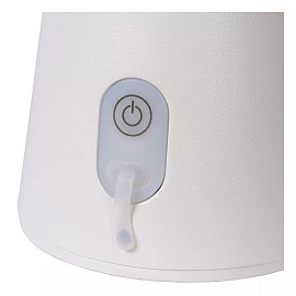 LA DONNA rechargeable outdoor table lamp Ø19.7 cm LED 2W 2700K white (Lucide)