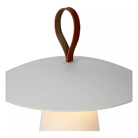 LA DONNA rechargeable outdoor table lamp Ø19.7 cm LED 2W 2700K white (Lucide)