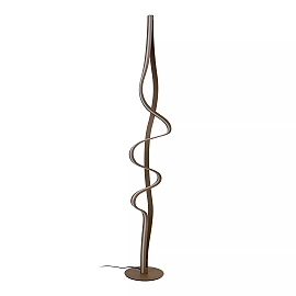 LAMBADA stāvlampa LED 38 W 2700K matēta zelta/misiņa krāsā (Lucide)