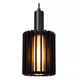 LAMBRES Pendant light 164x15 cm 5xE27 black (Lucide)
