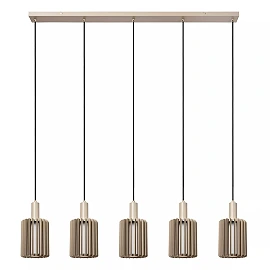 LAMBRES pendant light 5xE27 40 W taupe (Lucide)