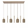 LAMBRES pendant light 6xE27 40 W taupe (Lucide)