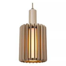 LAMBRES pendant light 6xE27 40 W taupe (Lucide)