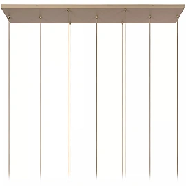 LAMBRES pendant light 6xE27 40 W taupe (Lucide)
