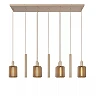 LAMBRES pendant light 6xE27 40 W taupe (Lucide)