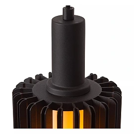 LAMBRES pendant light 3xE27 black (Lucide)