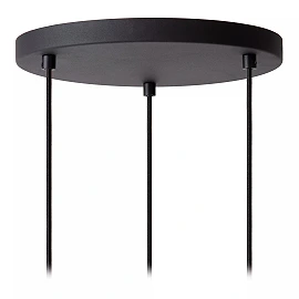 LAMBRES pendant light 3xE27 black (Lucide)