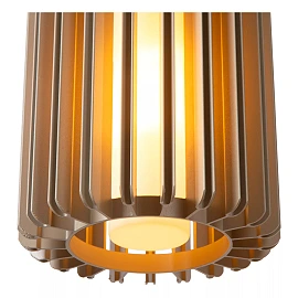 LAMBRES Pendant light 40x40 cm 3xE27 taupe (Lucide)