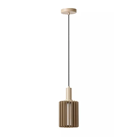LAMBRES pendant light Ø 15 cm 1xE27 taupe (Lucide)