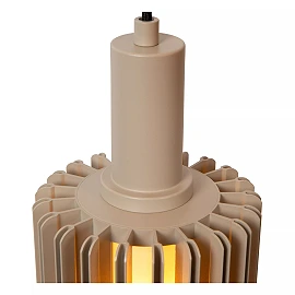 LAMBRES pendant light Ø 15 cm 1xE27 taupe (Lucide)