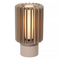 LAMBRES Table lamp Ø15 cm 1xE27 taupe (Lucide)
