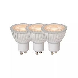 MR16 LED bulb GU10 3 × 5 W 3 × 330 lm 3000 K dimmable white (Lucide)