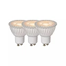 MR16 LED bulb GU10 3 × 5 W 3 × 330 lm 3000 K dimmable white (Lucide)