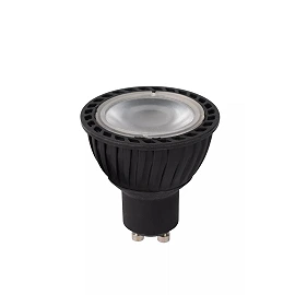 MR16 LED bulb GU10 1x5 W 2200–2700 K dimmable black (Lucide)