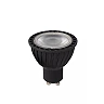 MR16 LED bulb GU10 1x5 W 2200–2700 K dimmable black (Lucide)