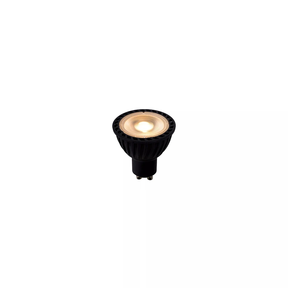 MR16 LED bulb GU10 1x5 W 2200–2700 K dimmable black (Lucide)