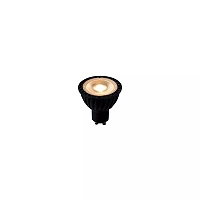 MR16 LED bulb GU10 1x5 W 2200–2700 K dimmable black (Lucide)
