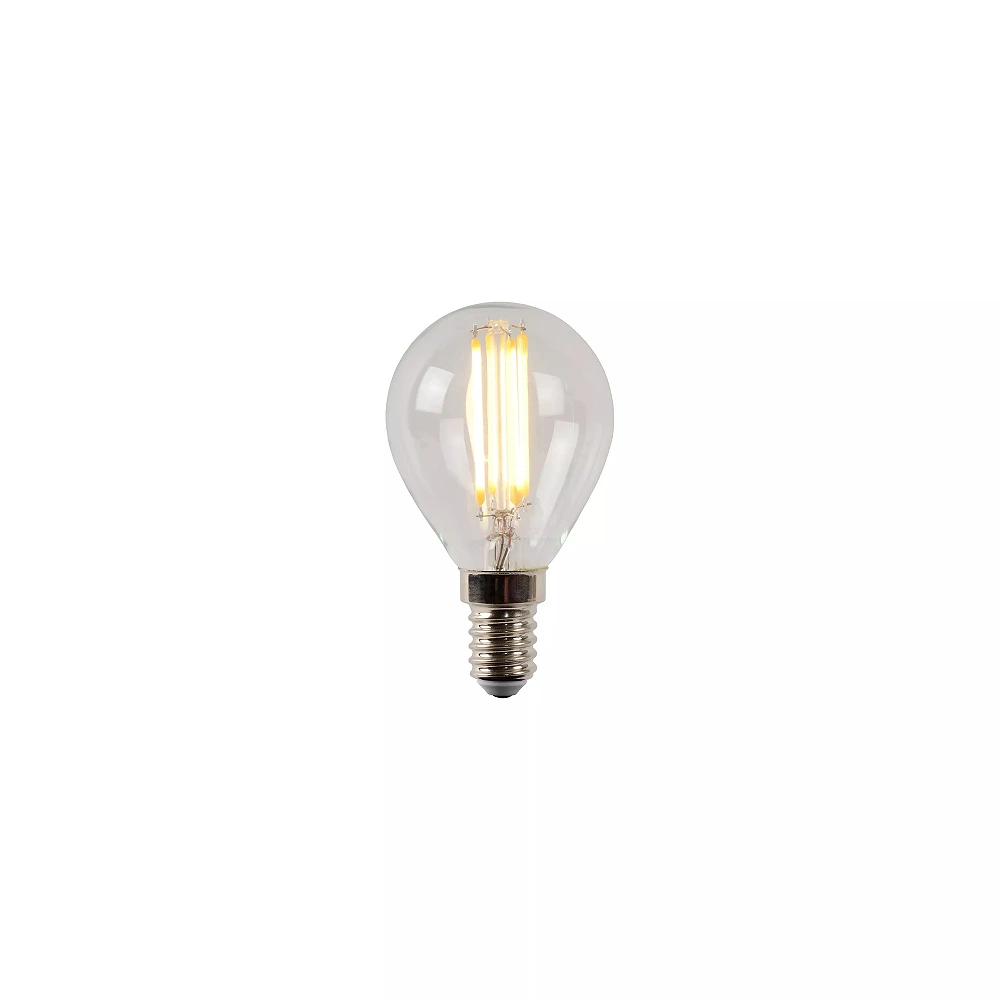 P45 Filament LED bulb E14 1x4 W 2700 K dimmable transparent (Lucide)