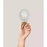 G95 Filament LED bulb E27 1x4.9 W 2700 K dimmable transparent (Lucide)