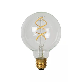 G95 Filament LED bulb E27 1x4.9 W 2700 K dimmable transparent (Lucide)
