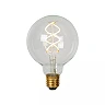 G95 Filament LED bulb E27 1x4.9 W 2700 K dimmable transparent (Lucide)
