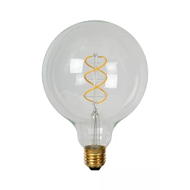 G125 Filament LED bulb E27 1x4.9 W 2700 K dimmable transparent (Lucide)