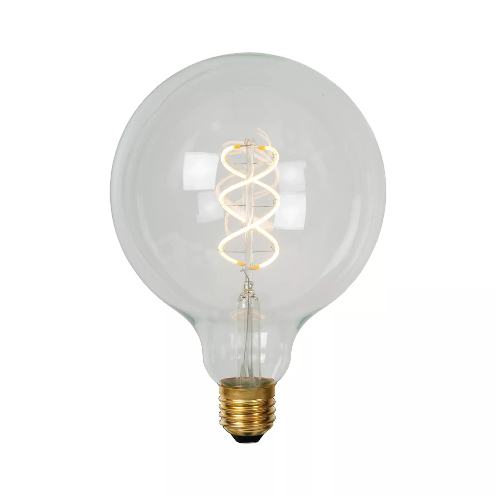 G125 Filament LED bulb E27 1x4.9 W 2700 K dimmable transparent (Lucide)